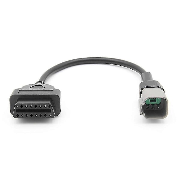 6-PIN til 16-PIN Diagnostisk OBD2 Kabeladapter, OBDII Scanner Udskiftning til CAN AM ATV UTV Motorcykel Bike Værktøjer
