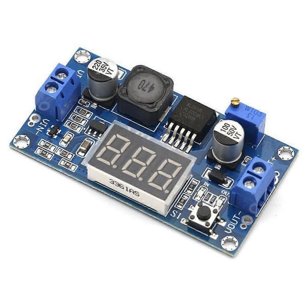 2 stk. XL6009 DC-DC Booster Modul Justerbar Step-Up Boost Converter Modul DC-DC 4.5V-32V til 5V-35V