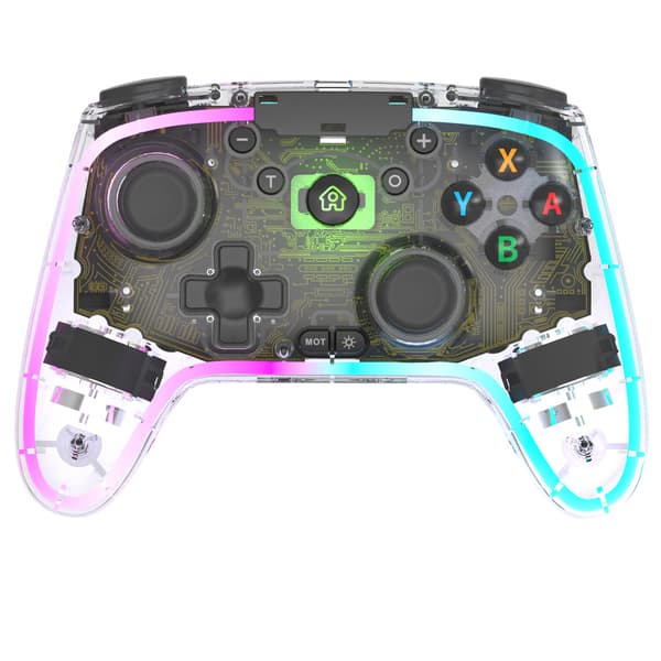RGB Spilkontroller Switch Trådløs Kontrol PC Bluetooth Controller