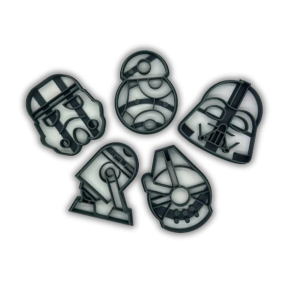 5 st Star Wars bakformar för kakor
