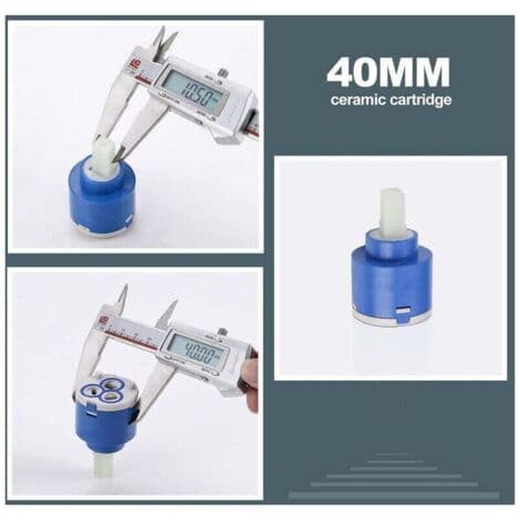 40 mm keramisk kranpatron for utskifting av blandebatteri
