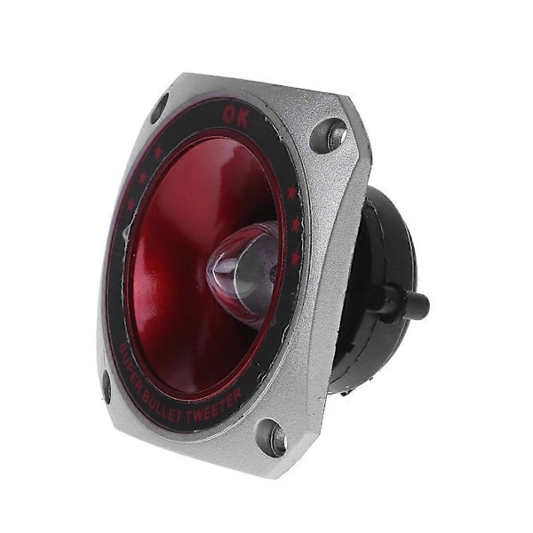 2 stycken Max. 100W Piezo Diskanthögtalare Horn Piezoelektrisk Högtalare Buzzer Diskant Piezo för Huvudhögtalare Diskanthögtalare med Färglampa