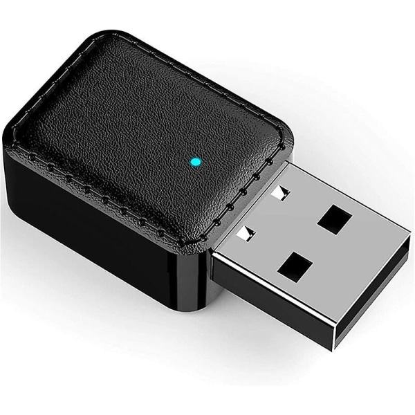 Rebirth Car Bluetooth -mottagare och sändare USB 5.0 Aux Audio Adapter Bilsats Till 3,5 mm Med Mic För Bilhögtalare Tv Pc Laptop