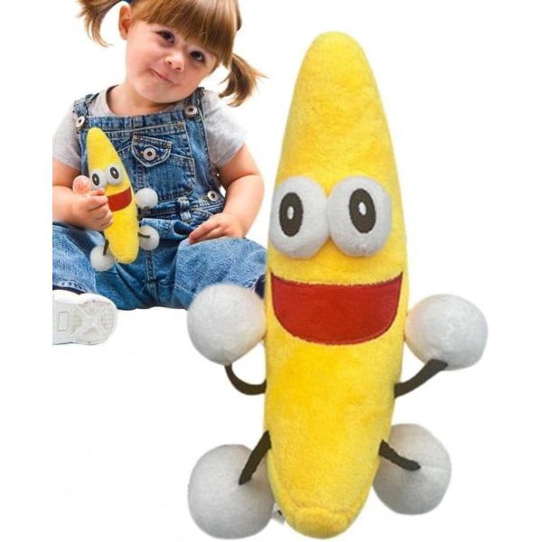 Plys Legetøj, 10\" Dansende Banan Plys Legetøj Blødt Stoppet Figur Dukke, Velegnet Til Fans Og Børn Feriefest Gaver