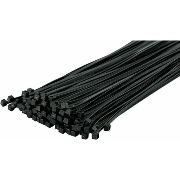 Store kabelbindere 450mm x 4.8mm, kabelbindere, sort (pakke med 250)