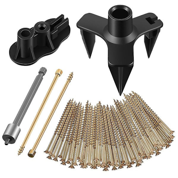 Golv reparationskit, No More Squeaks Kit eliminerar golvknarr, passar de flesta mattor och trägolv, används för att reparera golv