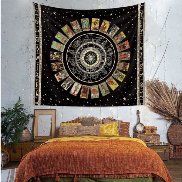 Tarot Divination Wall Tapestry Abstract Art Psychedelic Wall Decor