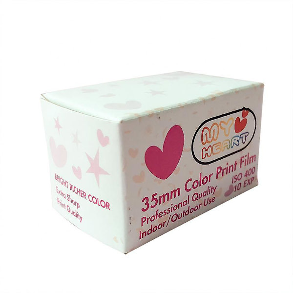 12 stycken 400 graders färgfilm Retro Sweetheart Film Love 135 negativ film 35mm kamera negativ film fotostudio kit