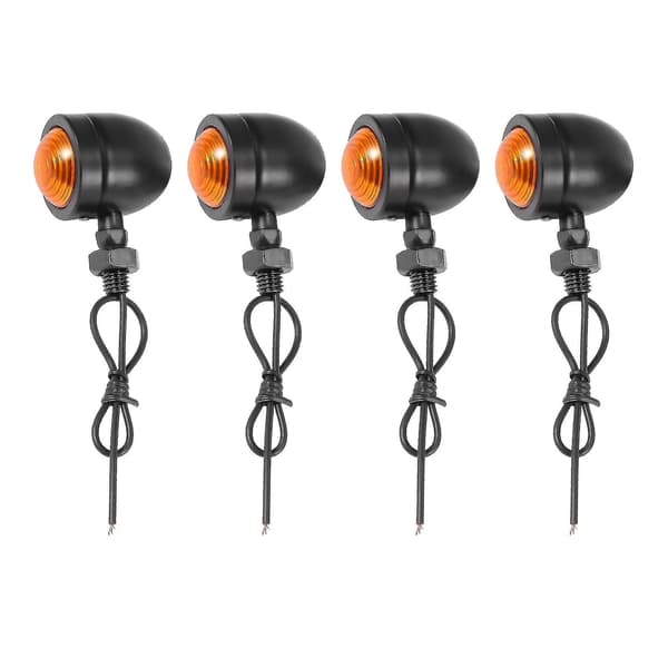 4 st svarta blinkers till motorcykel