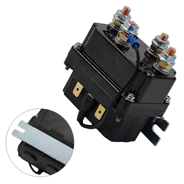 500A 12V 12000 Lbs Vinsch Vinsch Solenoid Relä Relä 12V 500A Kontaktor Styr Maskinverktyg Reläer Mekanisk Utrustning