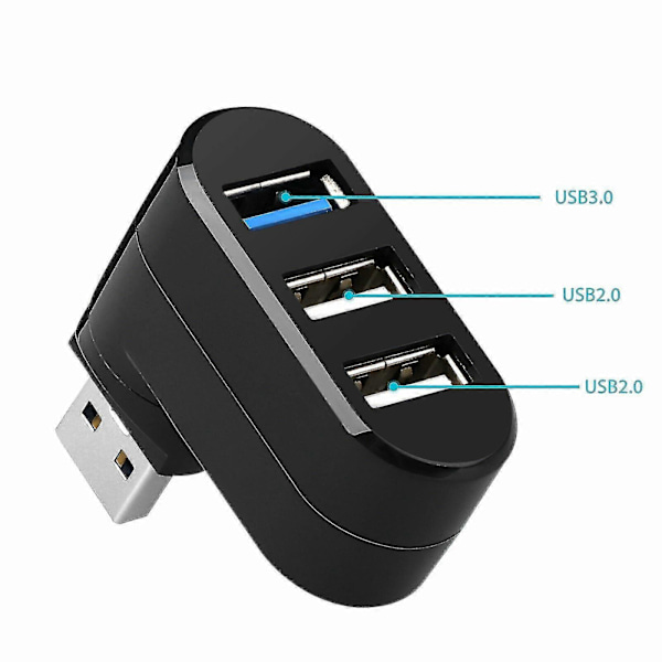 3-portars USB 3.0 Multi Hub Splitter