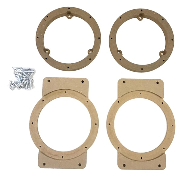 Bilhögtalare i trä för Jimny JB64 JB74 2018-2020 Bilstereo Horn Refit Rings Mat Mount