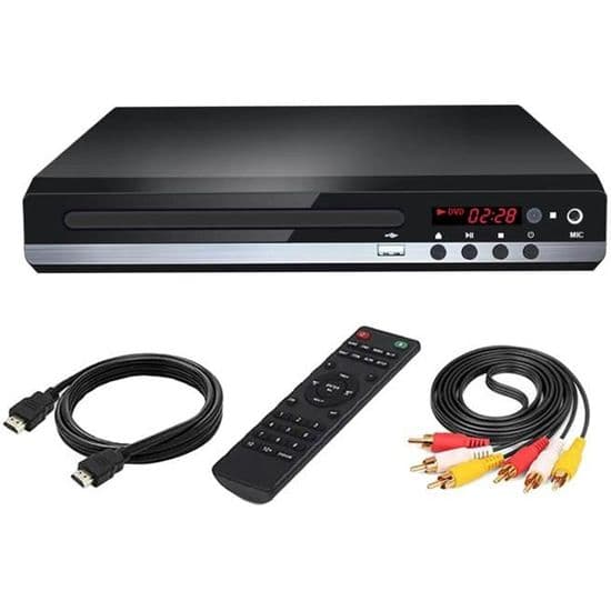 Kompakti DVD-soitin - HDMI - USB - 5.1-stereotilaääni