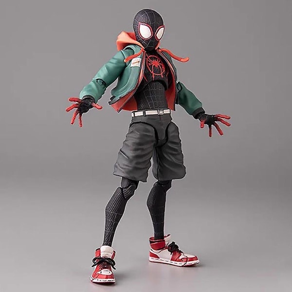 Action Spiderman Miles Morales Figurmodel Spider-man Into The Spider Verse Toy