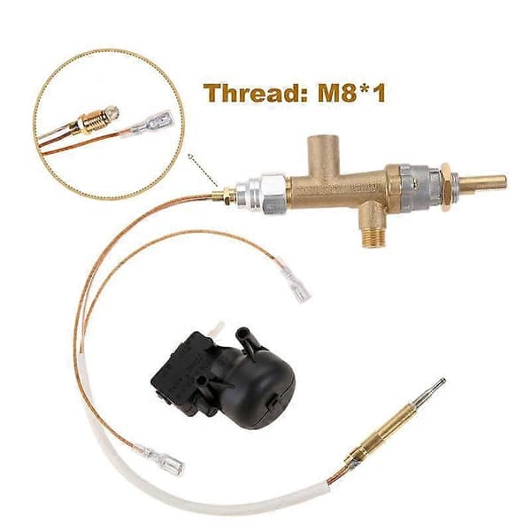 Patio Värmare Kontrollventil Termoelement Sensor Tippbrytare Vred Propan Eldstad Kontroll Säkerhet Pi