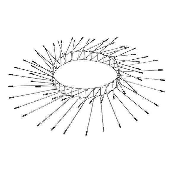 Antimår-kattkrage for takrenner, nedløpsrør, stolper, trær, diameter 100 mm til diameter 120 mm, rustfritt stål, sett med 2
