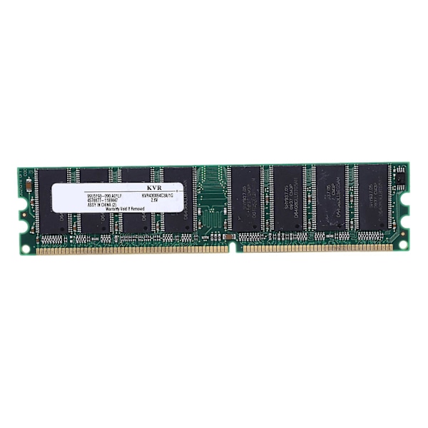 DDR 1GB hukommelse pc3200 ddr400 400MHz stationær til RAM CPU GPU APU Non-ECC PC3200 184pins