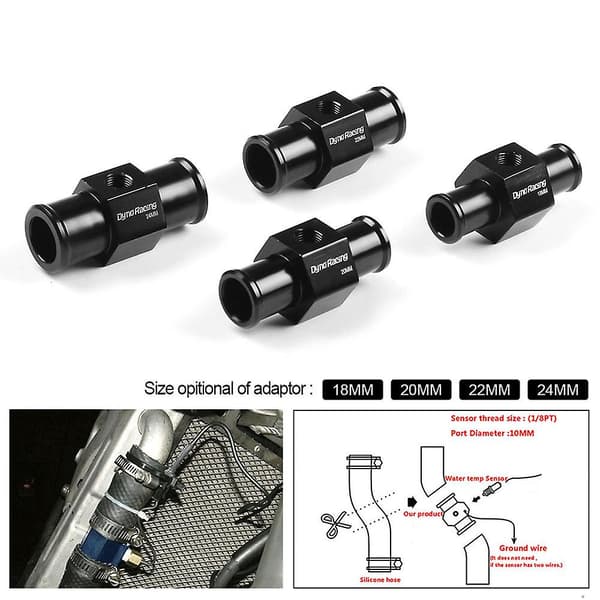 Universal motorcykel vattentemperatur sensor ledning rör sensor mätare adapter sensor De T