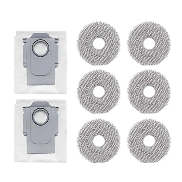 Støvsugerposer for Roborock Q Revo Qrevo Master Qrevo MaxV Qrevo Pro Qrevo S Deler Moppeklut Moppepads Rengjøringsklut