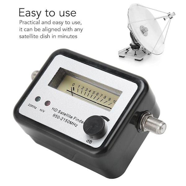 Digital Satellit Signal Finder 9502150MHZ TV Antenne Signalstyrke Måler med LCD Skærm til Justering af Satellit Dish