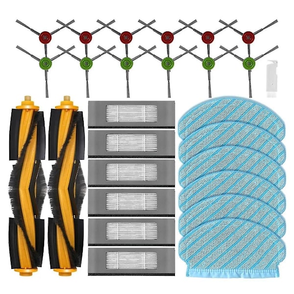 For Deboot Ozmo N7 920 950 T5 T9 2 brid Reservedele Tilbehør Hoved Sidebørste Hepa Filter Moppestof