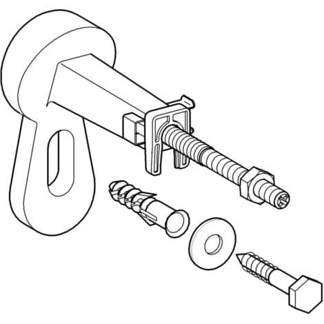 GROHE Rapid SL seinäkiinnike 855800M (2 kpl)