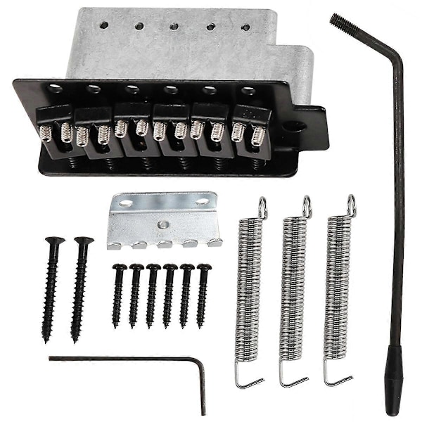 Lisensiert Gitar Tremolo Bro System Sett for Fender Stratocaster Squier Elektrisk Gitar Erstatning