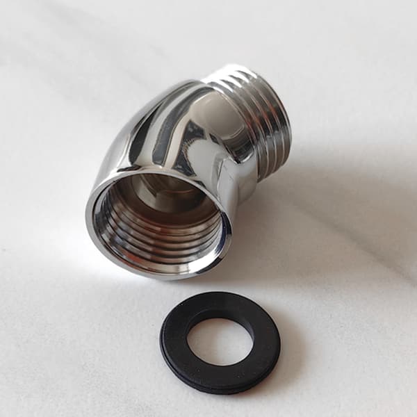 135° Adapter för Duschhuvud Silver