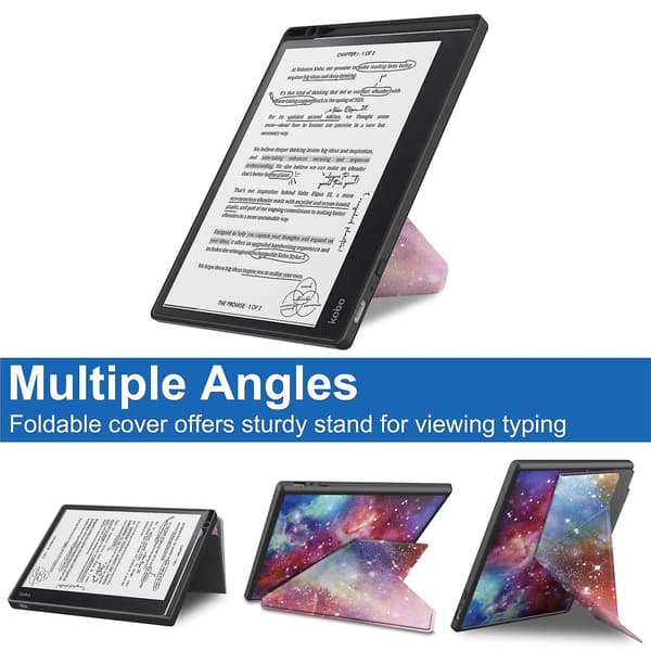 Malt Lær Smart Tablet-Etui For Kobo Elipsa 2E