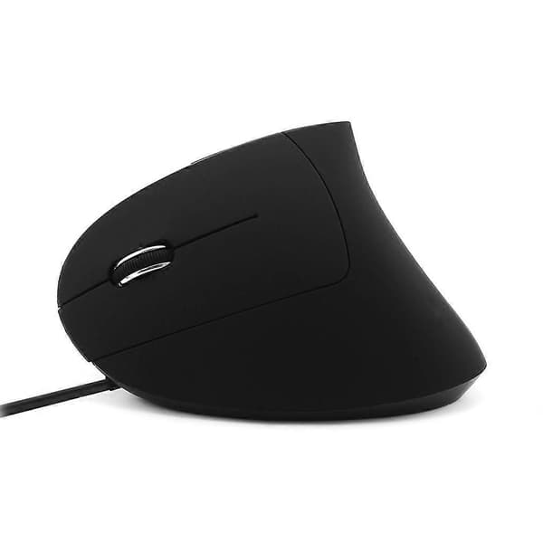 Ergonomisk optisk USB-kablet vertikal computermus til venstre hånd, gamingmus