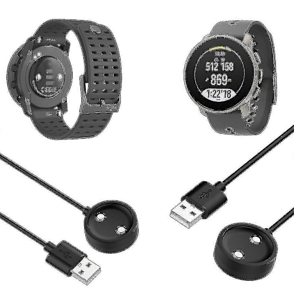 Snabbladdare Hållare Laddningskabel Strömadapter Station För Suunto 9 Peak Pro