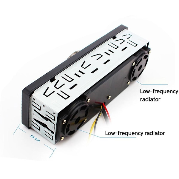12.0V Auton Digitaalinen Muistikortti MP3 Audio Sähköinen Autoradio Kaiuttimella BT Host Kaiutin C