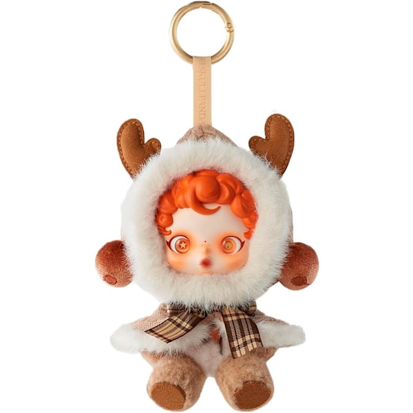 Pop Mart Raboo Monsters – Winter Movement Plysch Nyckelring Serie (1 blind box, 15cm)