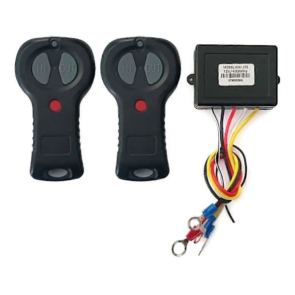 12V Trådlös Elektrisk Vinsch Fjärrkontroll för ATV SUV Handset Switch Controller