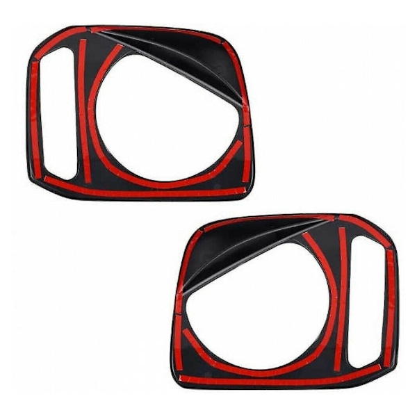 Lampe Hætter Stickers Bil Forlygte Lys Lampe Dæksel Pynt Til Jimny Jb23 Jb33 Jb43 1998-2017 Sort
