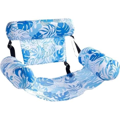 Oppustelig Pool Flydestol - PVC Polyester - Til Voksne - Dimensioner 86x40x61 cm - 1 Styk