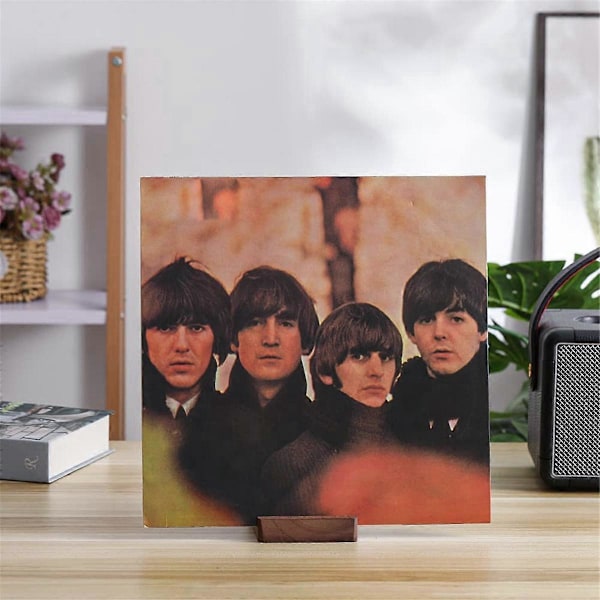 Vinylpladeholder Display Stand - Bordplade Nu Afspiller Album Cover Holder - Nu Spiller Plade Ra