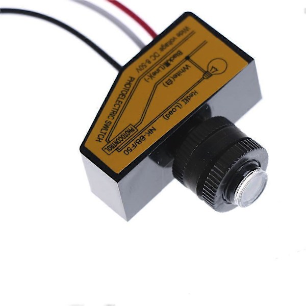 Automatisk Lysstyringssensor DC12v 24v 36v 48v Skumring til Daggry Fotocellekontakt DC8v-50v Høj Kvalitet Auto Belysningstilbehør