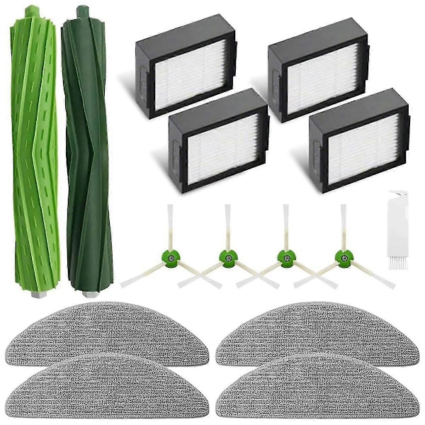 Til Combo I5, I5+, J5, J5+ Robotstøvsuger Hovedsidebørste Hepa Filter Moppeklude Pads