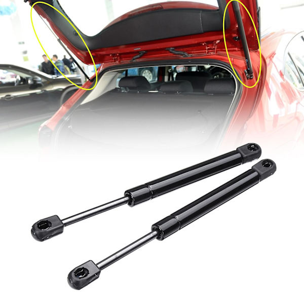 2 kpl hiiliteräksestä valmistettua auton takaluukun kaasujousta Mazda 3 -autoon vuosimallia 2004-2009