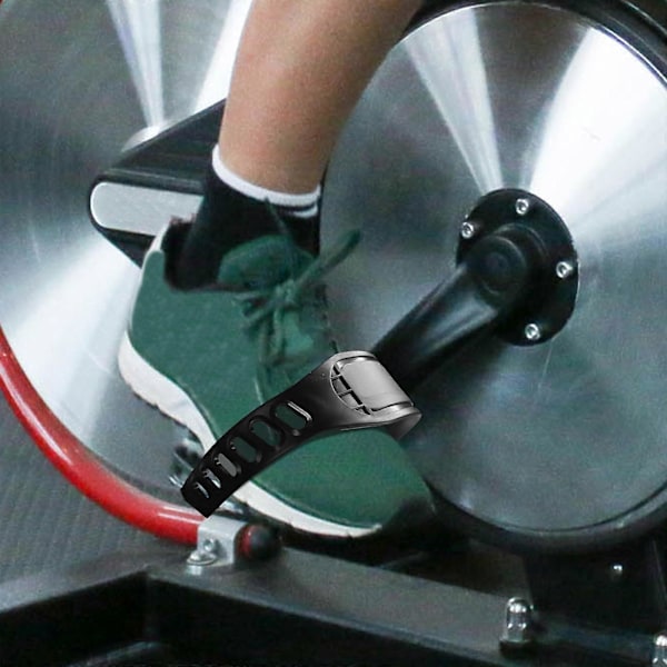 1 Par Cykelpedalremmar Cykelpedalfäste Band Plastpedalrem Justerbara Pedalremmar