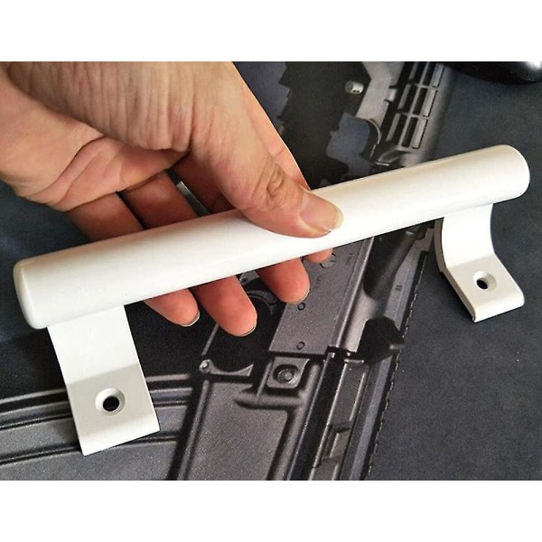 200 mm skjutdörrshandtag i aluminiumlegering Modernt metallhandtag (vit)