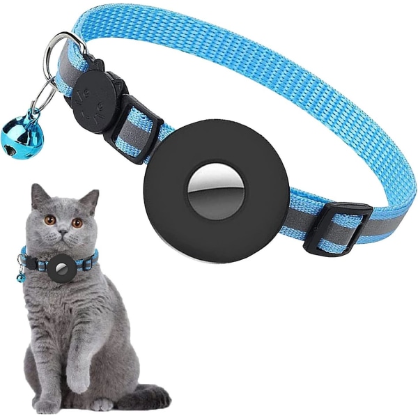 Katthalsband, katthalsband för hund med säkerhetsspänne och klocka, justerbar 22-35 cm katt