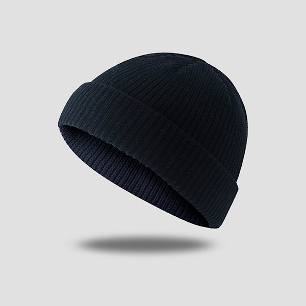 Vinter Unisex Strikket Hue - Sort