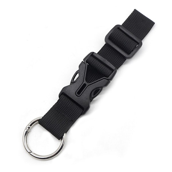 Multifunctional Elastic Buckle for Backpack Black