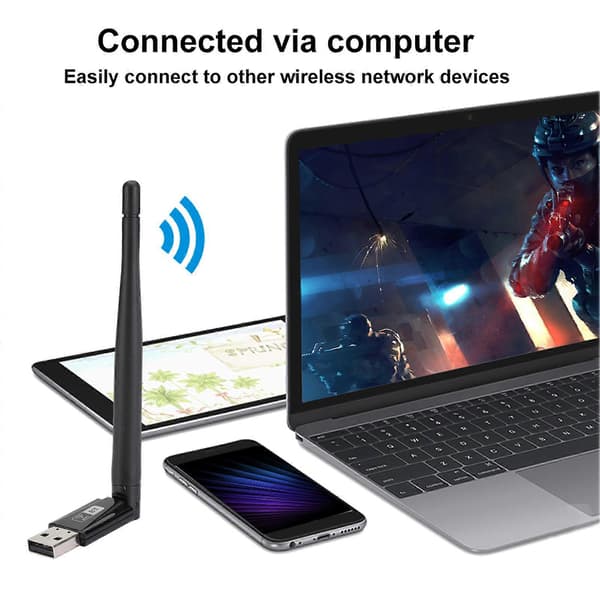 RTL8821CU 600M Ilmainen Dual Band PC Langaton LAN-kortti USB Bluetooth -sovittimelle