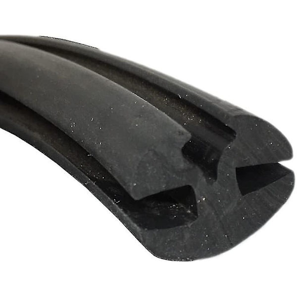 Kumiset auton, pakettiauton ja linja-auton tuulilasin tiiviste 6 mm - 6 mm täyteaineliuskalla
