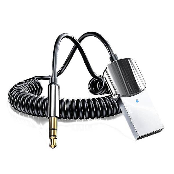 Bluetooth-mottaker for bil med Aux-adapter