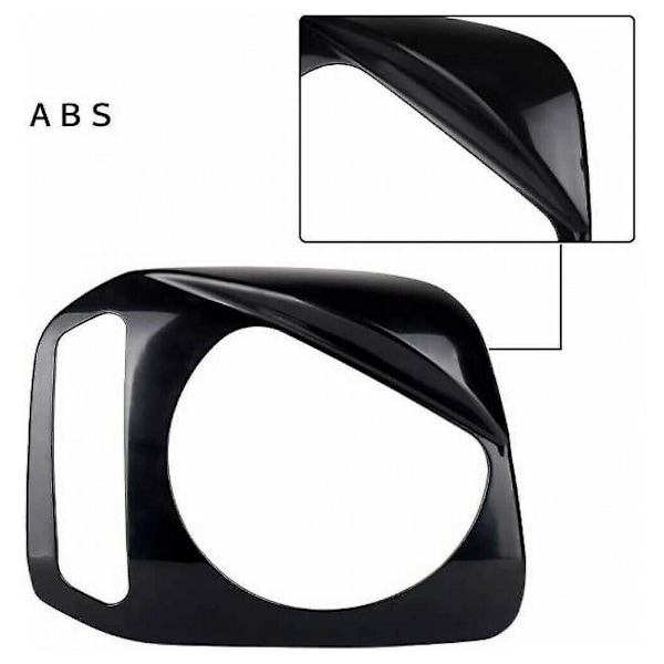 Lampe Hætter Stickers Bil Forlygte Lys Lampe Dæksel Pynt Til Jimny Jb23 Jb33 Jb43 1998-2017 Sort
