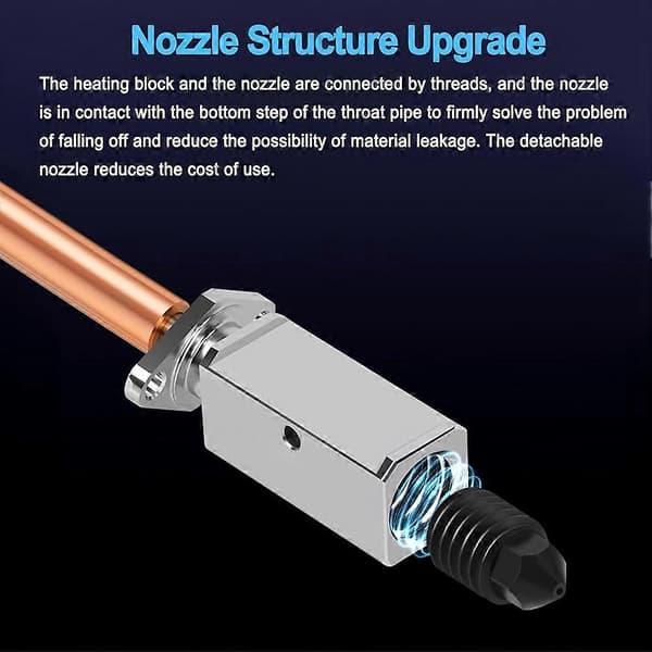 Opgraderet Hotend Kit til P1S/P1P 3D Printer